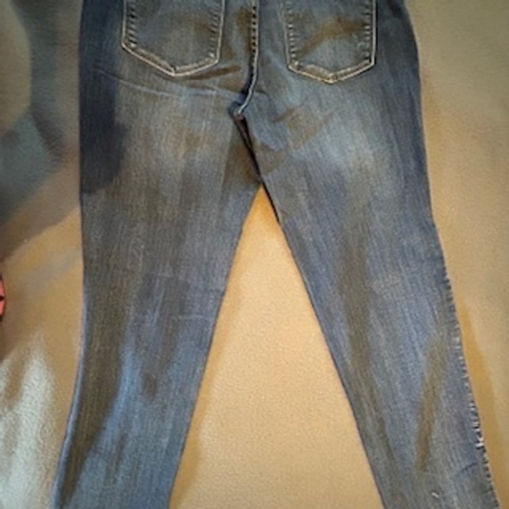 Vintage America Blues Bestie Jeans Skinny Floral Embroidered Denim Size 8/29 R - Picture 6 of 15